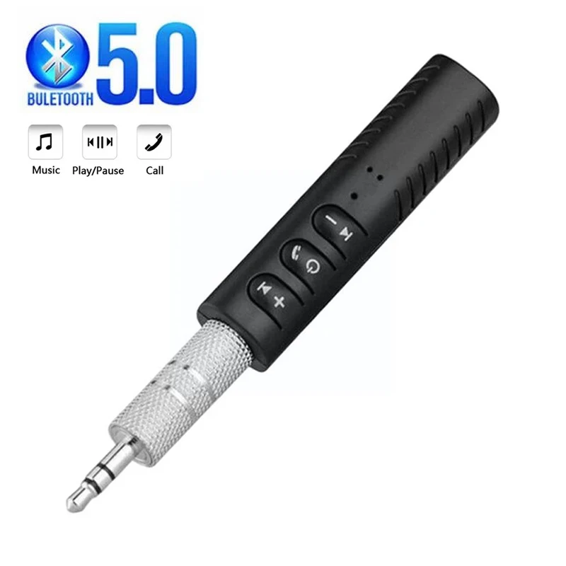 Wireless Bluetooth 5.0 Wireless audio Receiver Adapter 3.5mm Jack For Car Music Audio Aux A2dp Headphone Reciever Handsfree