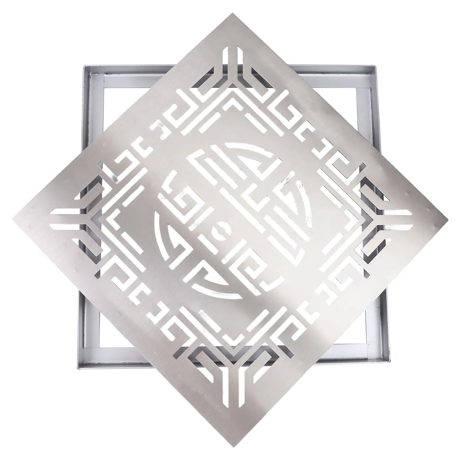 Premium Stainless Steel Grate Drain Grate Floor Drain With Frame Outdoor Drainage High Water Rate Garden Drainage