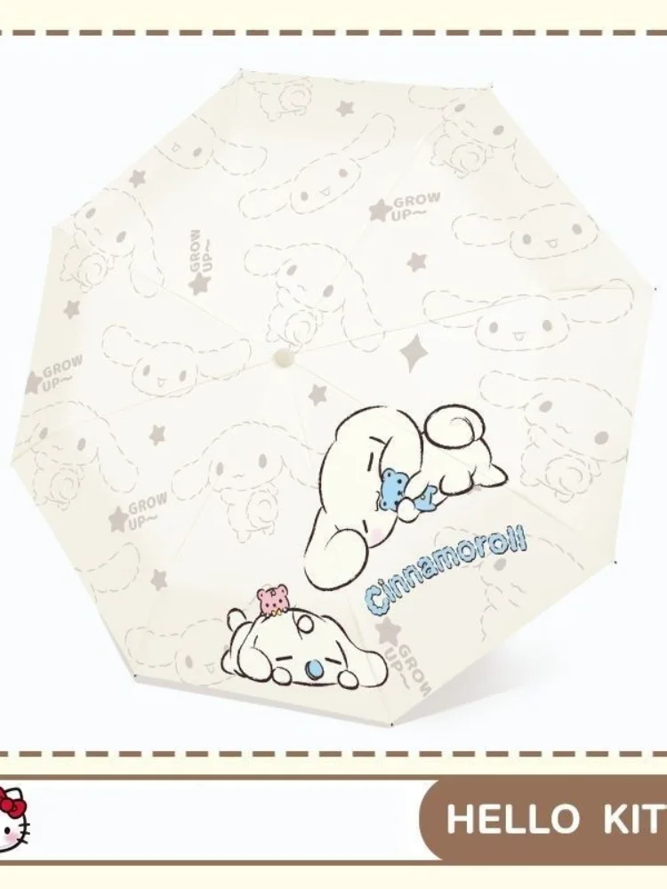 

Sanrio мультфильм зонтик Hello Kitty's милый зонтик креативный модный портативный принт мини новый стильный подарок для подруги горячая распродажа