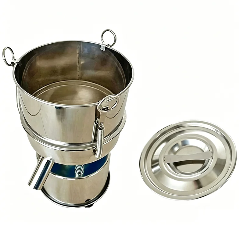 20cm Vibrating Screen Vibration Screening Machine Stainless Steel Powder Vibrating Sieve Powder and liquid screening machine