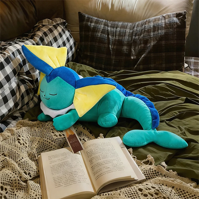 

Hot Pokémon Vaporeon Large 50/70cm Plush Toys Aquali Doll Cute Ornament Stuffed Plushie Pillow Pokémon Gift for Children