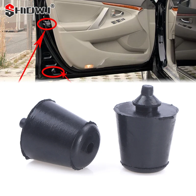 2 Pcs Door Buffer Block Rubber Damper Front Rear Door Shockproof Damping Block For Escape 2013-2017 Ecosport Car Accessories