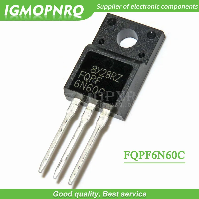 10Pcs FQPF6N60C 6N6… - image