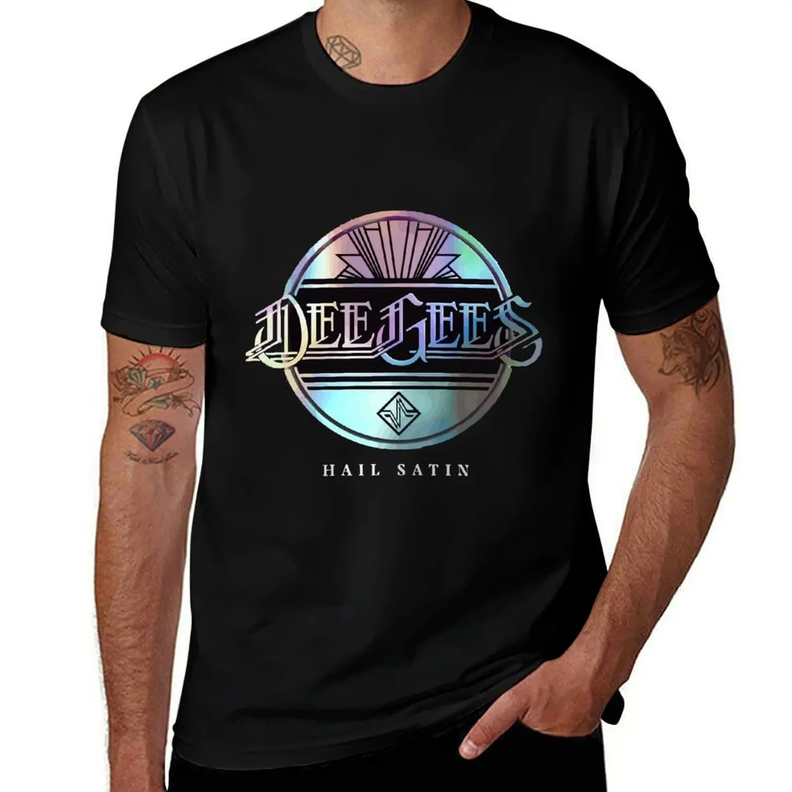 Hail Satin - Album Cover T-Shirt Classic Print Short Sleeve Shirt T-Shirt