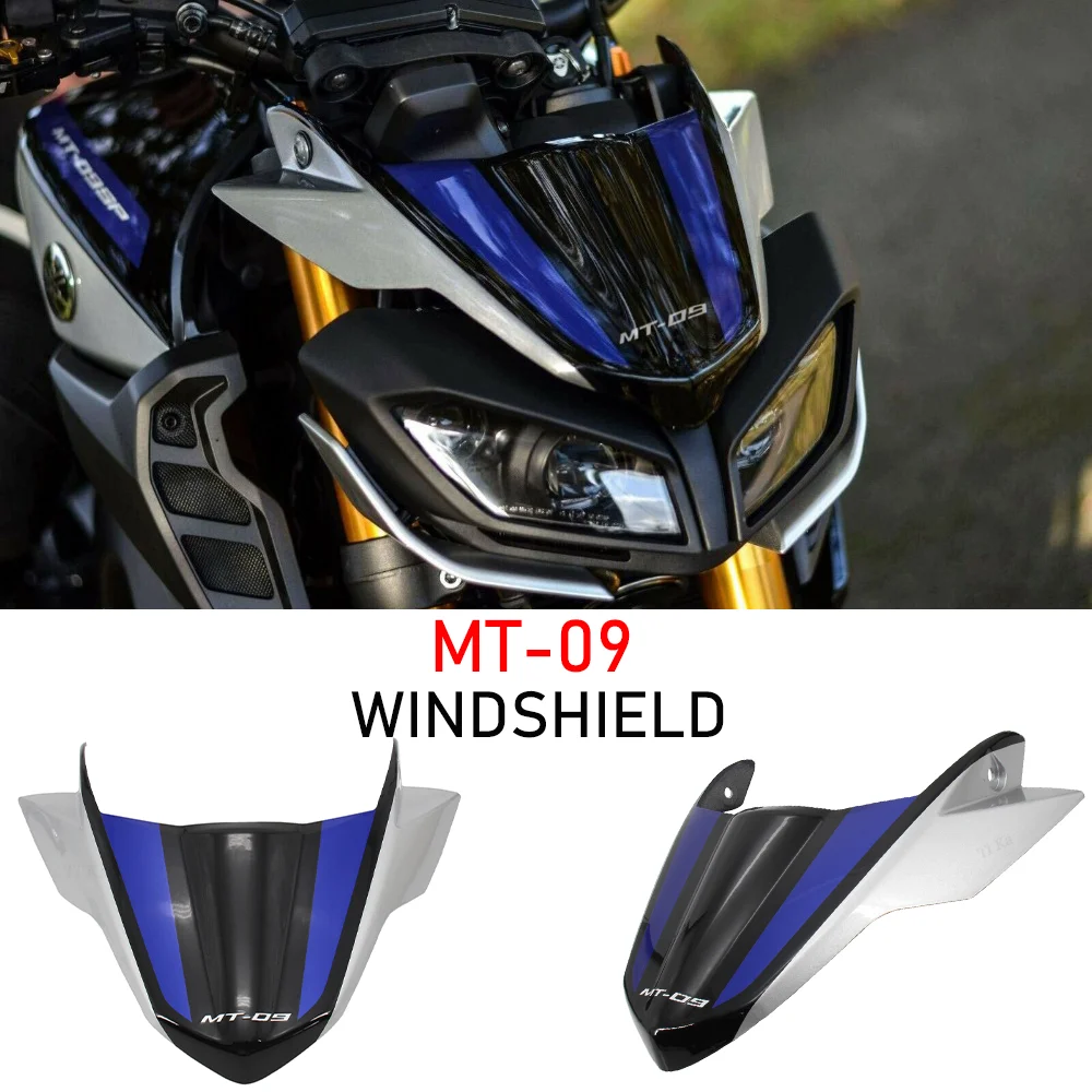 

MT-09 accessory Windshield Protective Cover Fairing Series FOR YAMAHA MT09 FZ09 2017-2020 Windshield Fairing Front Deflector