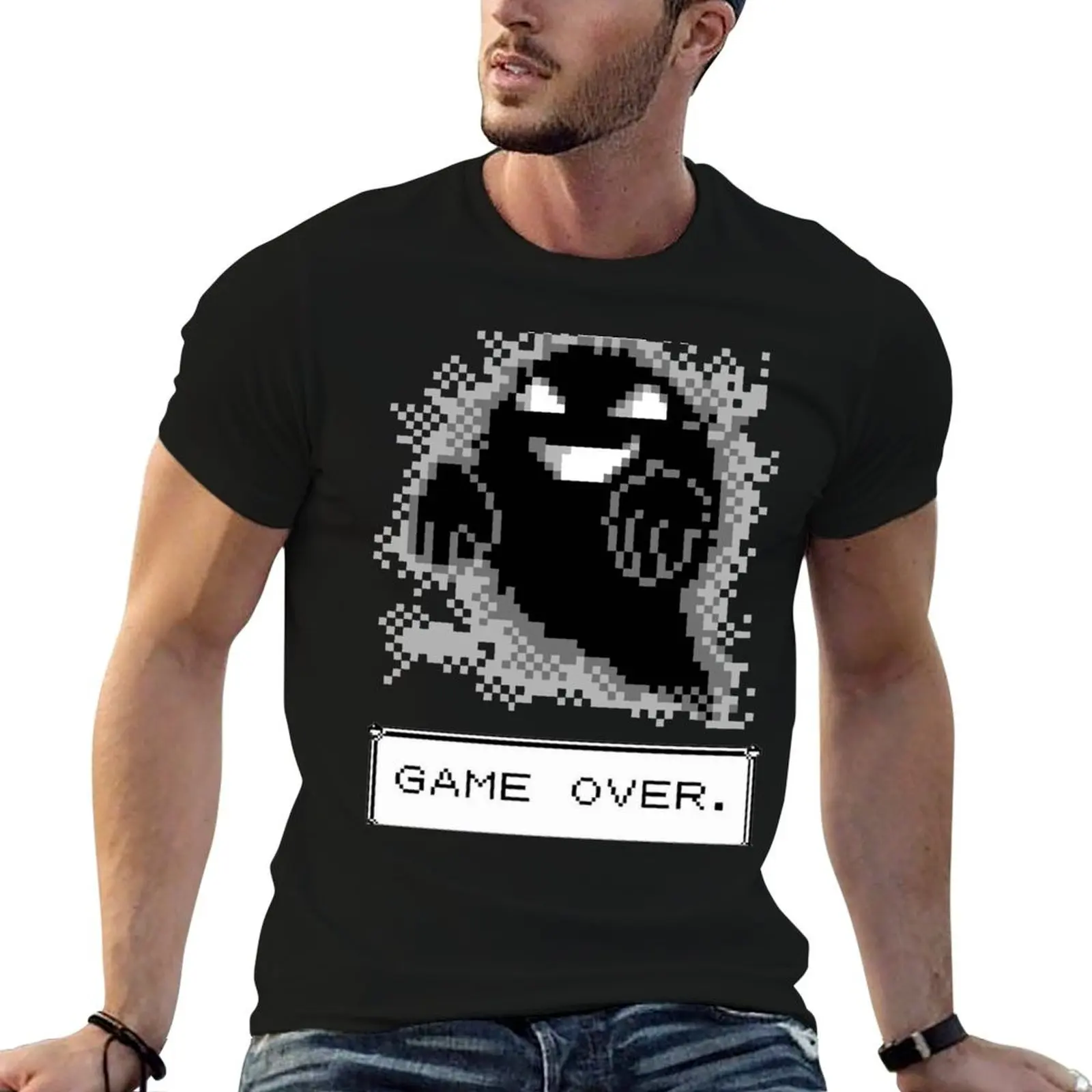 

Ghost Used Curse! GAME OVER T-Shirt plus size clothes boys animal print mens big and tall t shirts