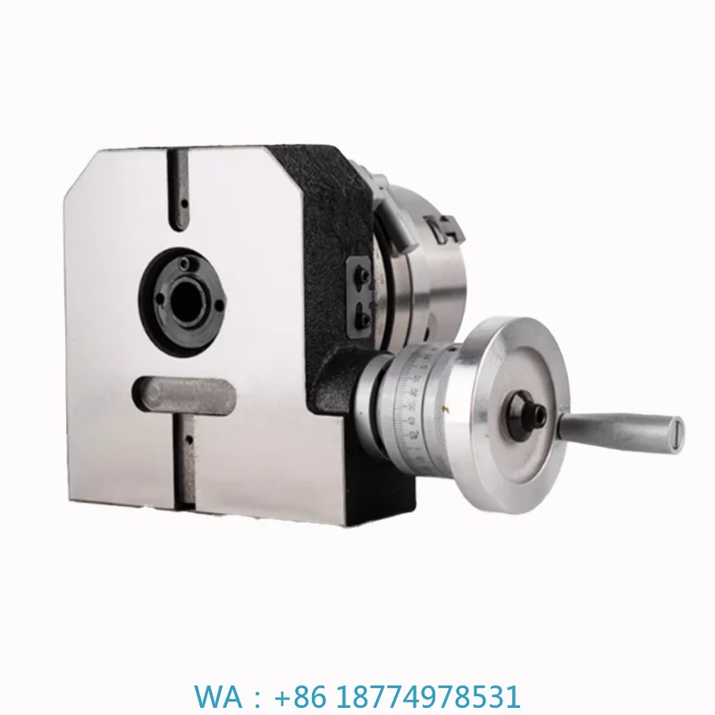 Conjunto para torno de fresadora CNC Cabeça divisória de 12 polegadas 250MM Mandril de 4 mandíbulas Cabeça de indexação universal -