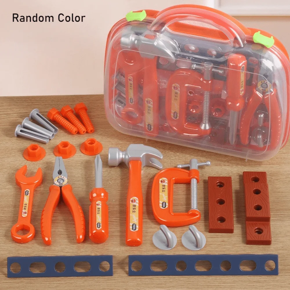 Caja de herramientas para niños, herramientas de reparación y desmontaje, destornillador, juguetes para juego de imitación, regalos de Navidad y Halloween