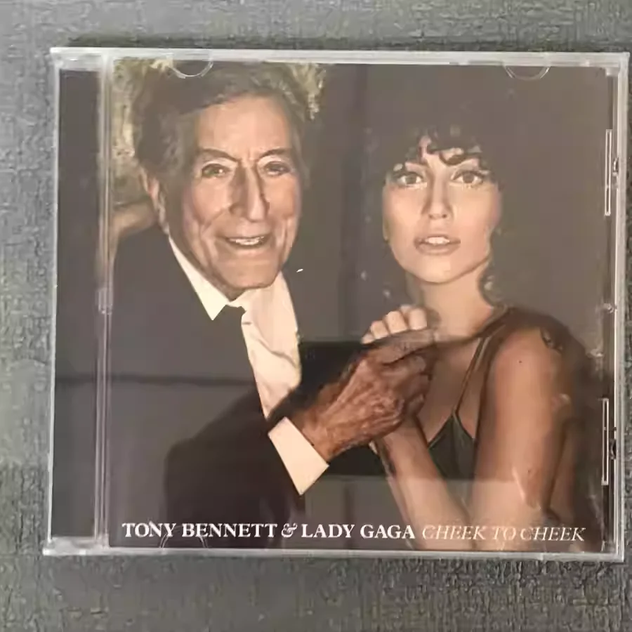 Álbum Clássico Tradicional de Jazz Vocal Tony Bennett & Lady Gaga CD de Música Cheek To Cheek Walkman para Cosplay e Caixa de Presentes com Músicas para Carro