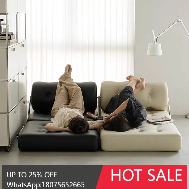

MJY Small Apartment Living Room Tofu Block Folding Dual-use Modular Sofa