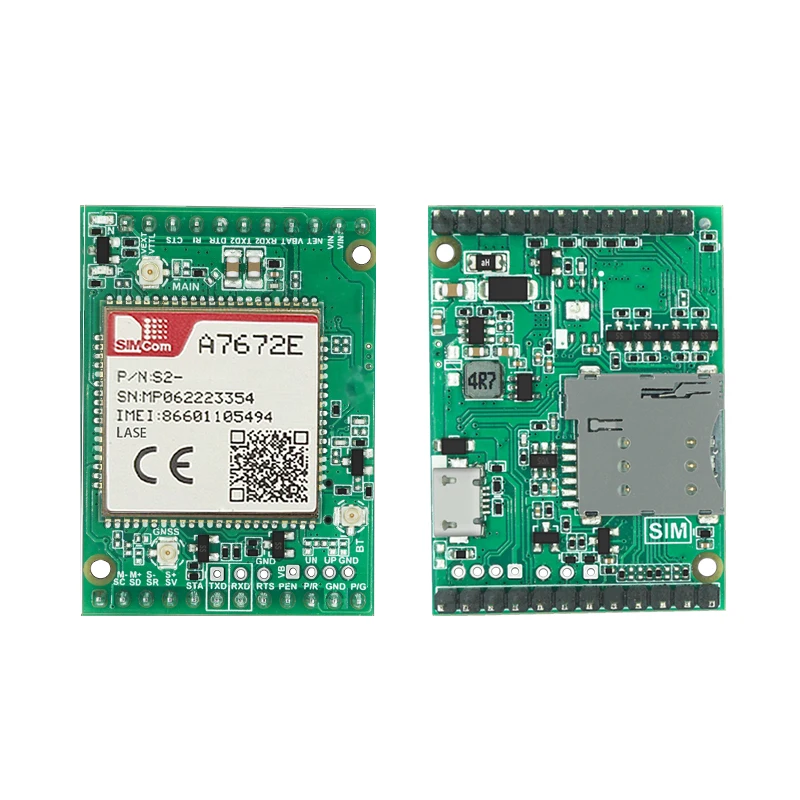 SIMCom Φ LTE Cat 1 модуль 4G Core board поддержка 4G A7672E LASE