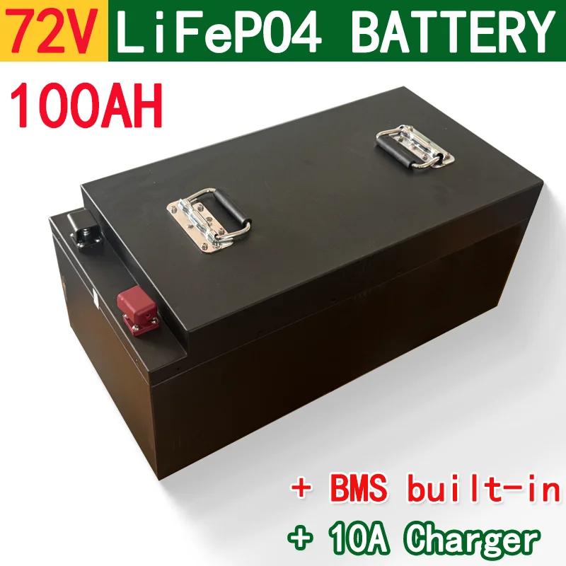 72V 100AH lifepo4 per accumulo di energia solare camper auto ibrida