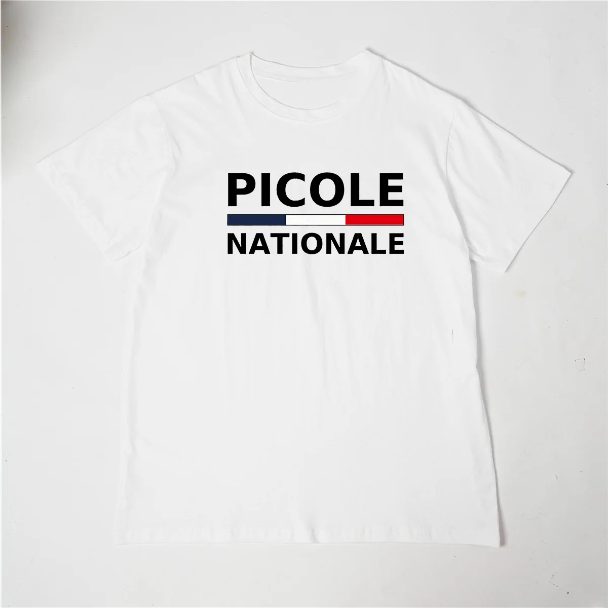 

Picole Nationale T Shirt Loose men Cotton Printed T-shirt national picole TShirts Humorous homme tshirt classical tops