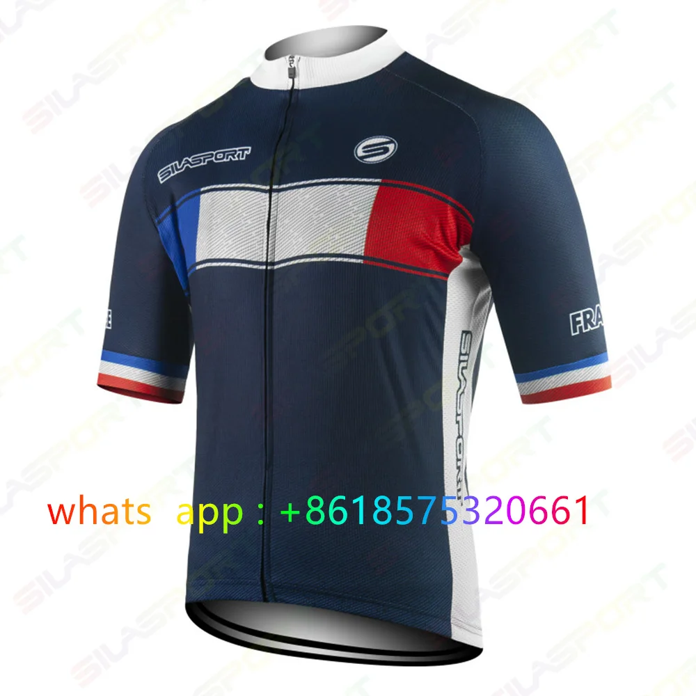 Silasports Bike Fietsshirt 2024 Zomer Racing Sport Mtb Fiets Shirt Ropa Ciclismo Man Outdoor Fiets Korte Mouw Kleding