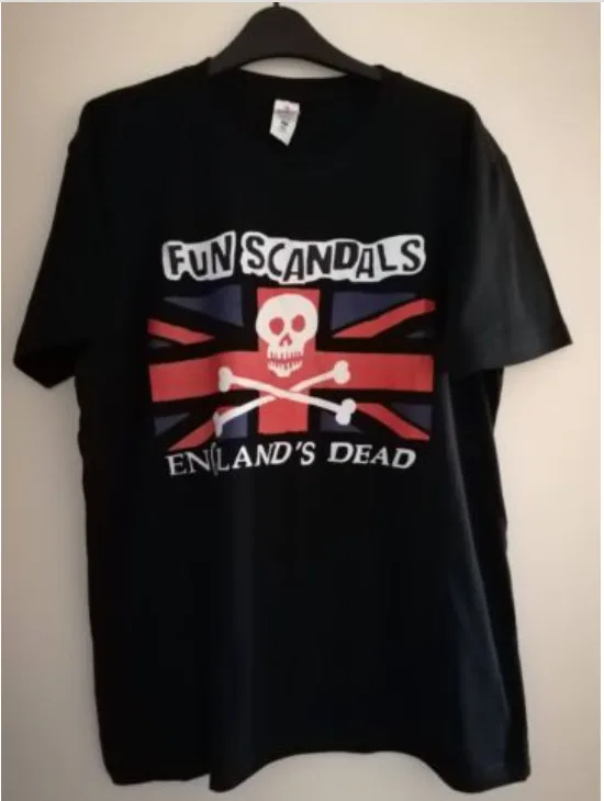 Fun Scandals Small Punk T Shirt Sex Pistols The Clash Uk Subs Gbh Exploited