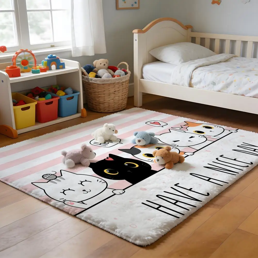 

Floor Mat Soft Flannel Rug Non-Slip Absorbent Mat for Bathroom Bedroom Home Decor A-AHS American Horror Story TV movie