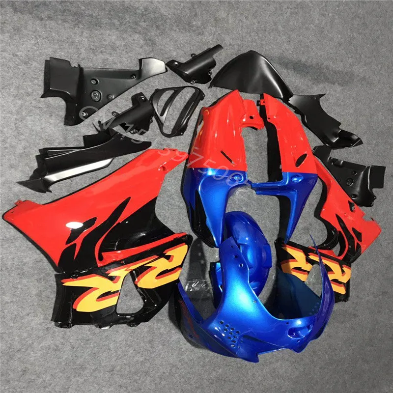 new bodywor Fairing kit for HONDA  ABS cbr 900 rr 919 1998-1999 CBR900RR 919 98 99 blue red black Motorcycle Body Kit +gifts