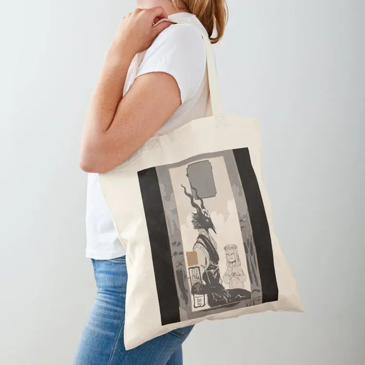 

The Girl from the Other Side Tote Bag foldable reusable bag Women's handbag tote bag men custom bags