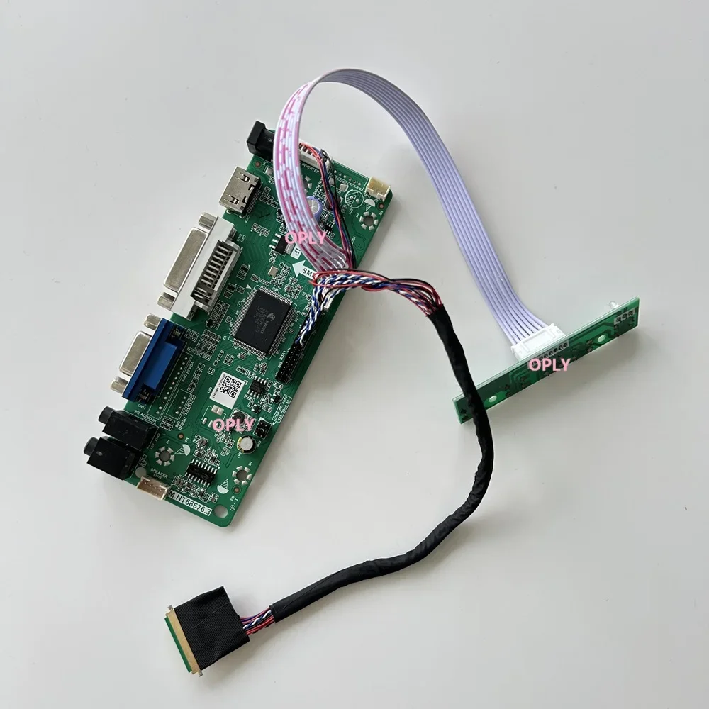

Плата контроллера HDMI-совместимый DVI VGA для LTN141BT09 LTN141BT05 1440X900, ЖК-экран, 14,1-дюймовый монитор, дисплей «сделай сам»