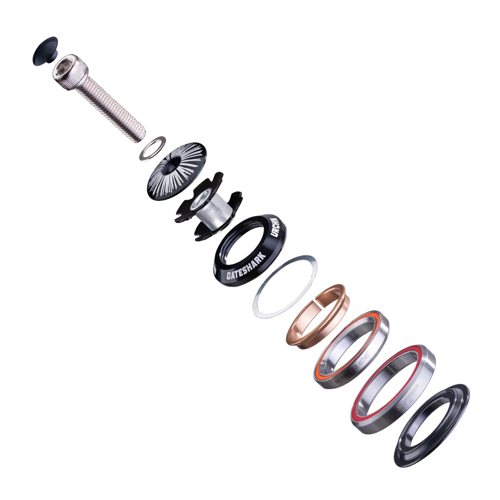 

Gateshark GS-U-IT IS42 IS52 Integrated Tapered Threadless Headset for Racing BMX Bicycle Accessories Stack Height 9.7mm