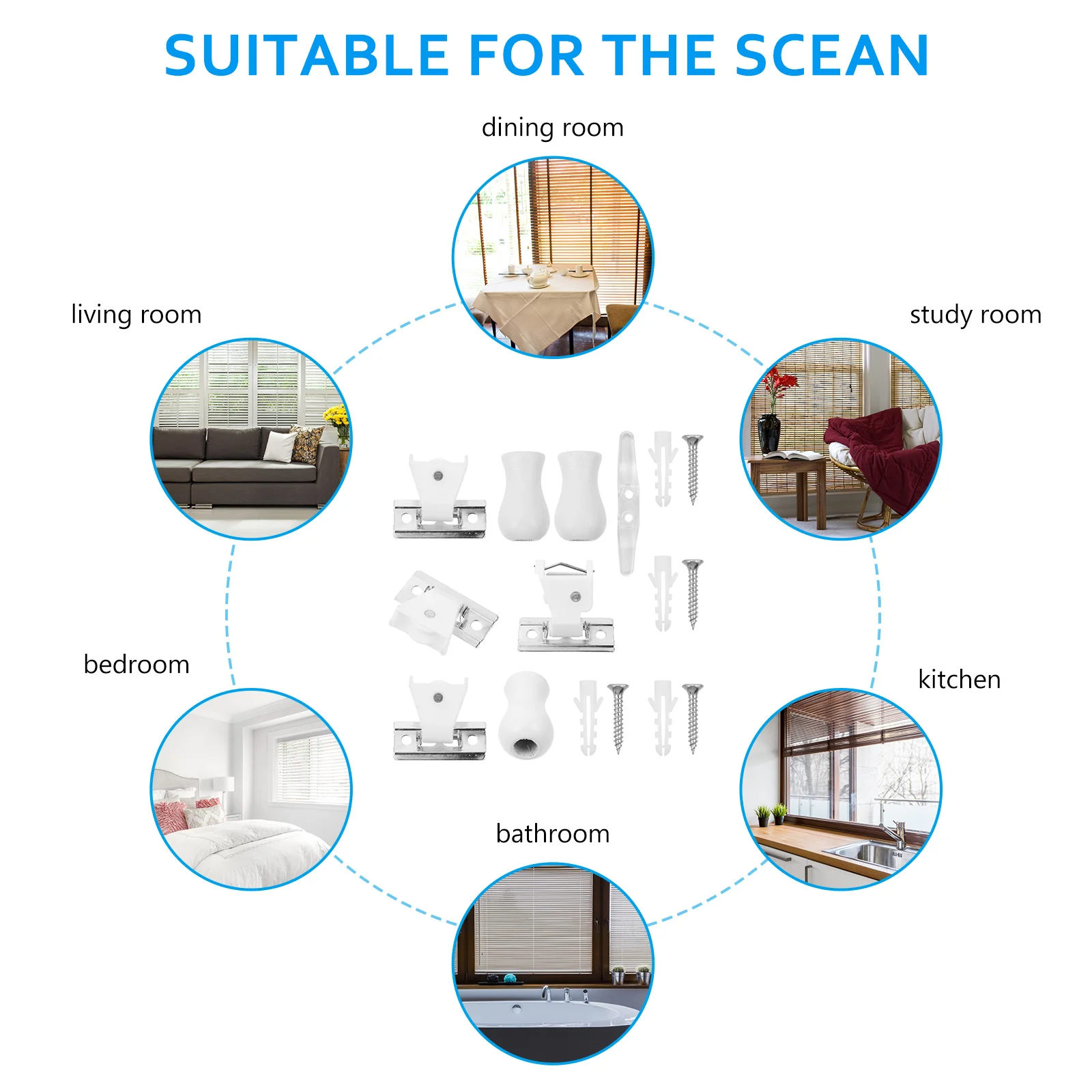 1 مجموعة الأسطوانة الستار العمودي الستائر بكرة للمنزل الأسطوانة أعمى رفع أدوات البلاستيك أعمى بكرة كوة تحكم