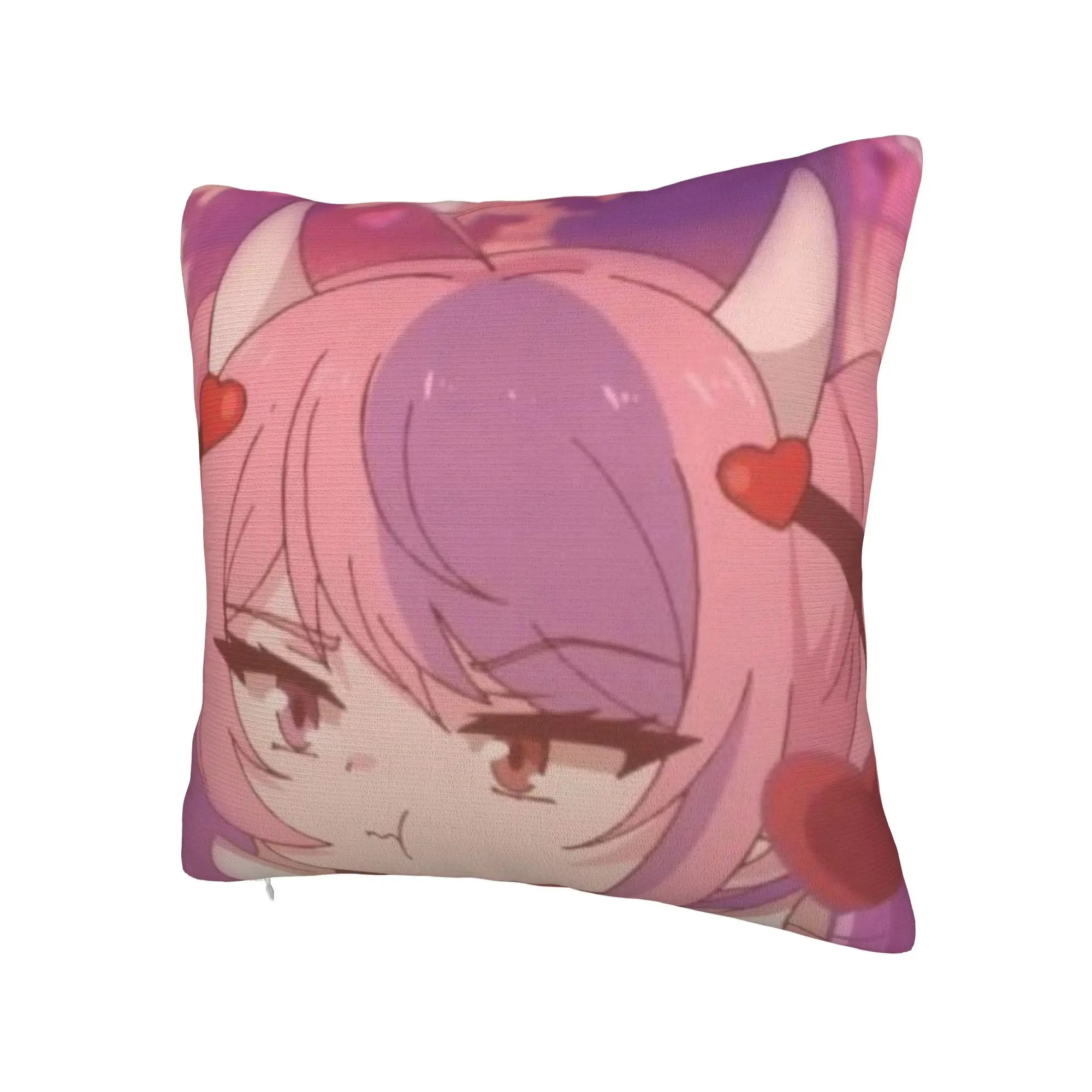 Ironmouse Vtuber Pillow Cover  Novelty Pillow Case For Living Room Sofa Square Cushion Cover Birthday Gift
