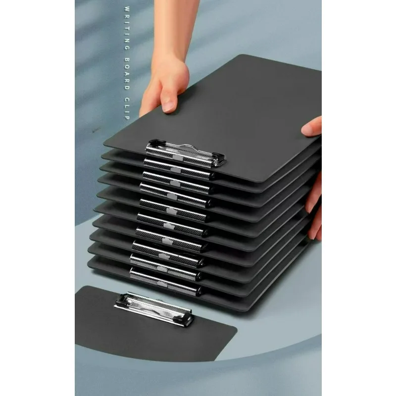 1 portapapeles A4 con respaldo de plástico, adecuado para escribir, sujetar documentos, facturas y menús