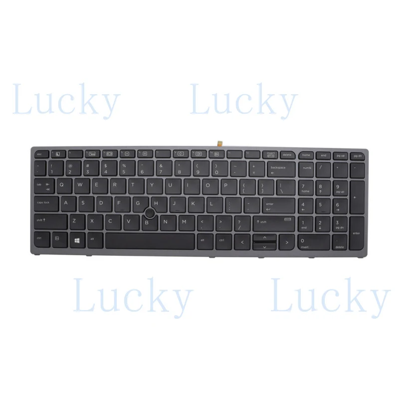 

f NEW US Keyboard for HP Zbook 15 G3 G4/17 G3 G4 series backlit Pointer 848311-001