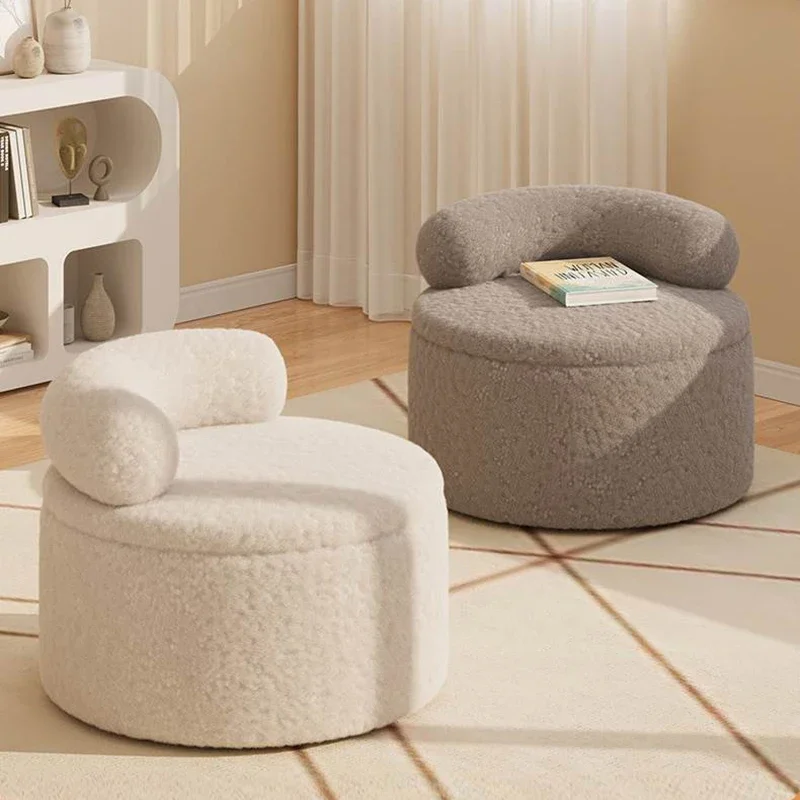 

Cream Style Nordic Multifunctional Stools Storable Modern Living Room Simplicity Stools Originality Home Furniture Bancos HBLC