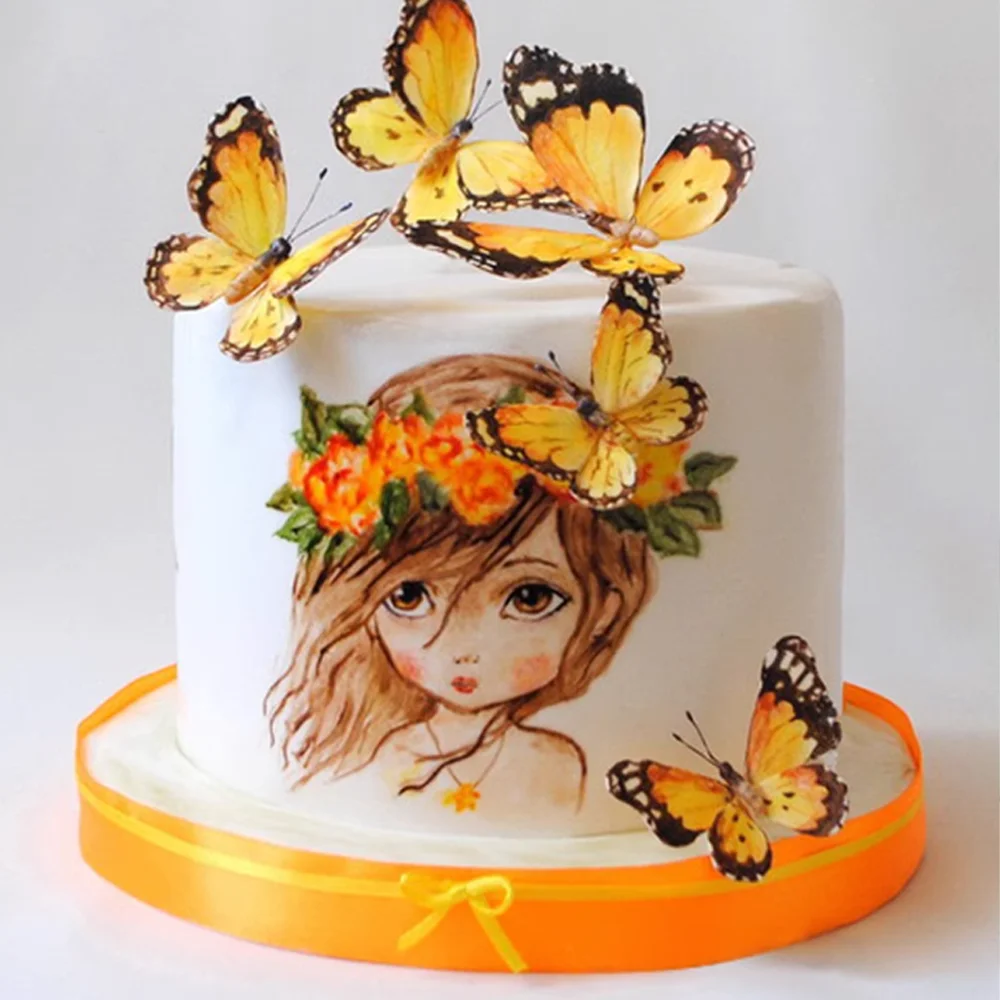 11 Pattern Butterfly Shape Stainless Steel Cutters DIY Cookie,Fondant,Sugarcraft Cutters Baking Mold Cake Decor
