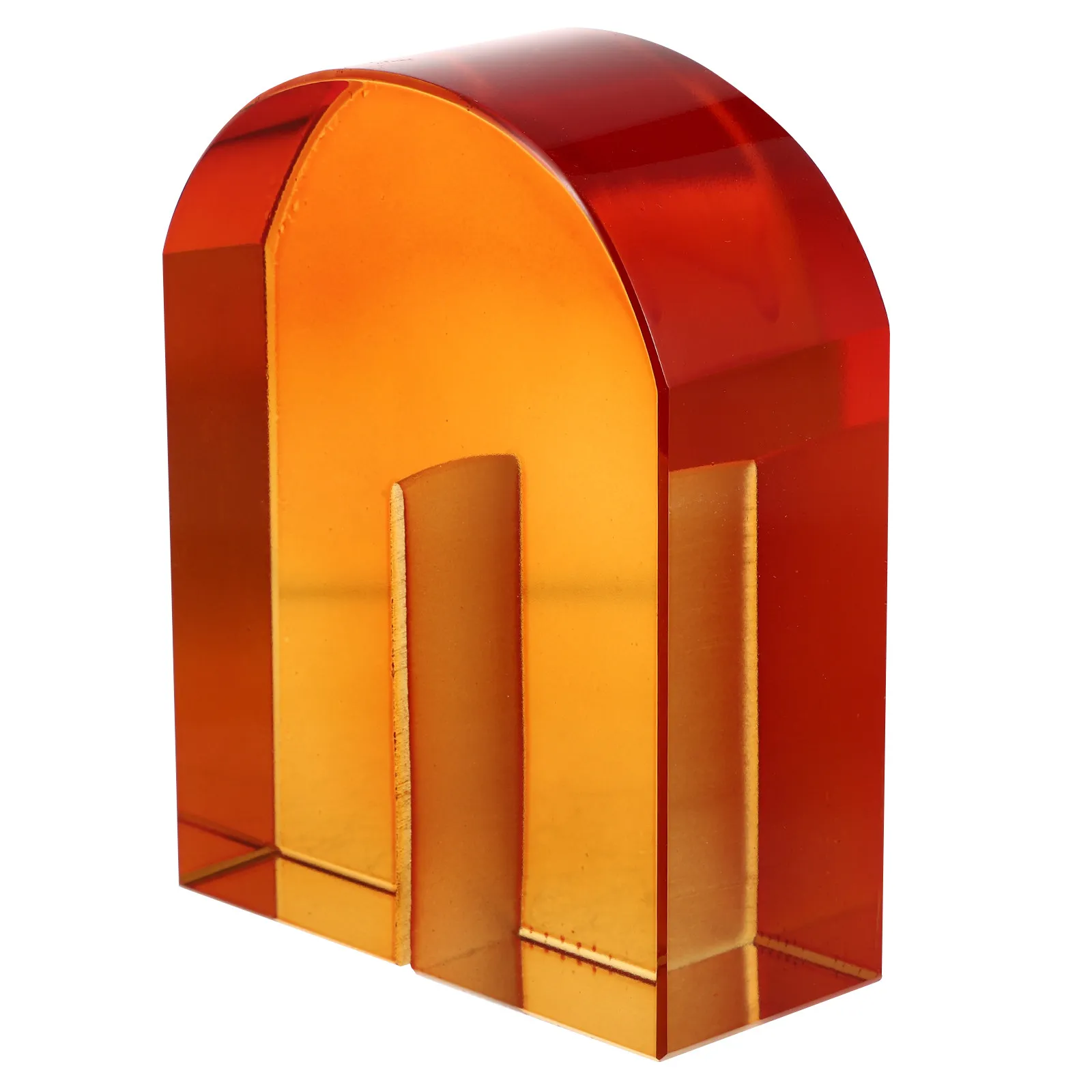 

1 шт. Декоративная подставка для книг в форме арки с кристаллами, настольная подставка для книг для дома, офиса, библиотеки, кабинета, держатель для хранения книг, подарок, оранжевый цвет