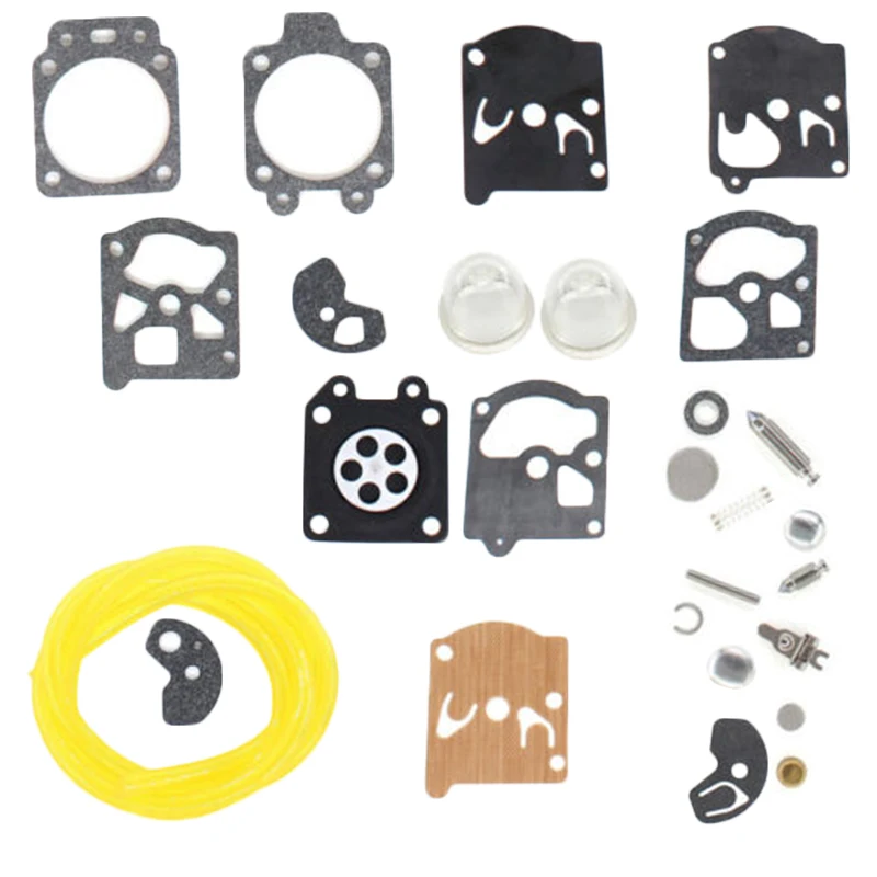 Complete Carburetor Diaphragm Repair Kit for Walbro/Stihl Chainsaws 009AV 010AV 011AV 011AV 020AV with Primer Bulb