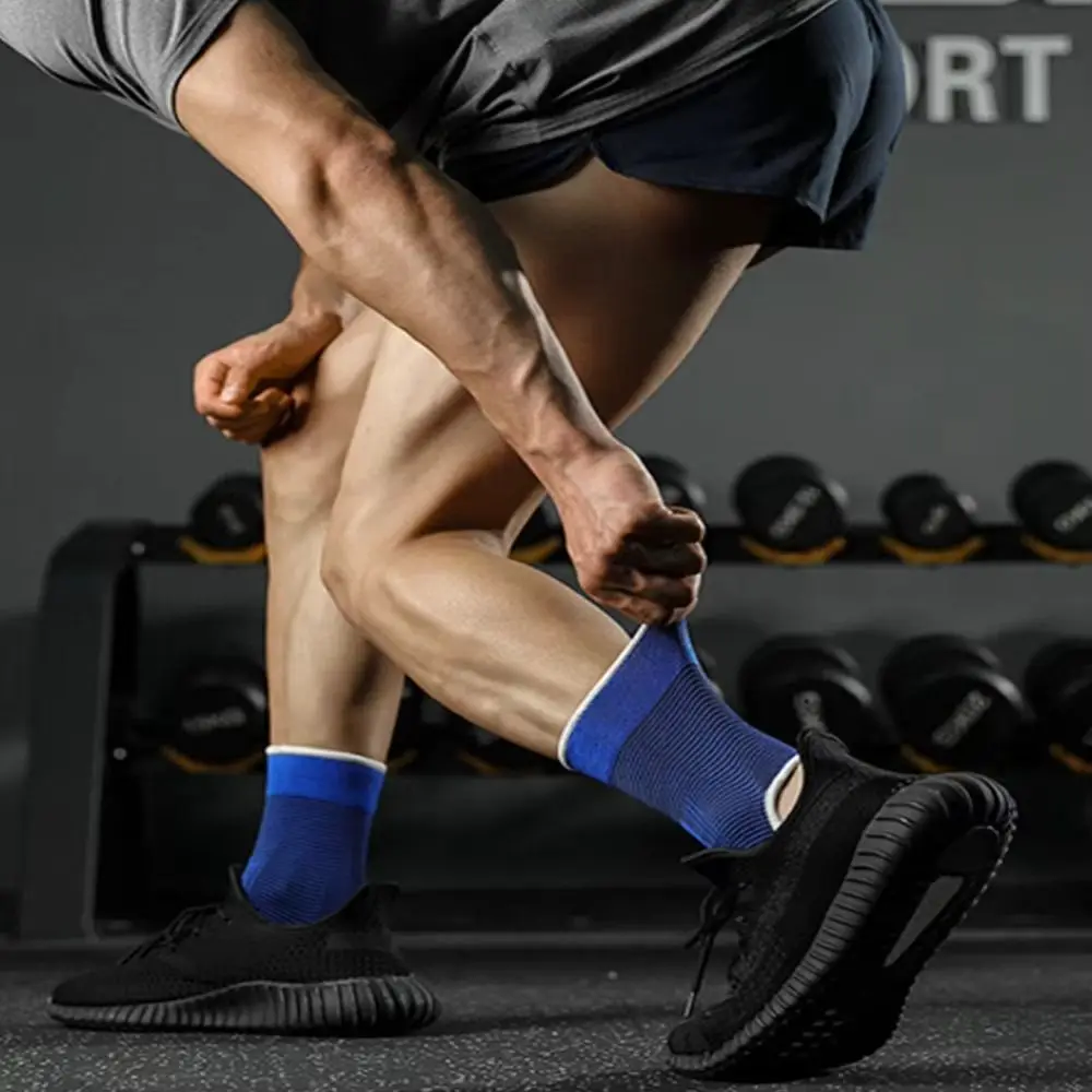 

Women Men Foot Protection Ankle Support Breathable Daily Wear Ankle Sleeve Sock Elastic Knitted Ankle Support Sleves Tendonitis
