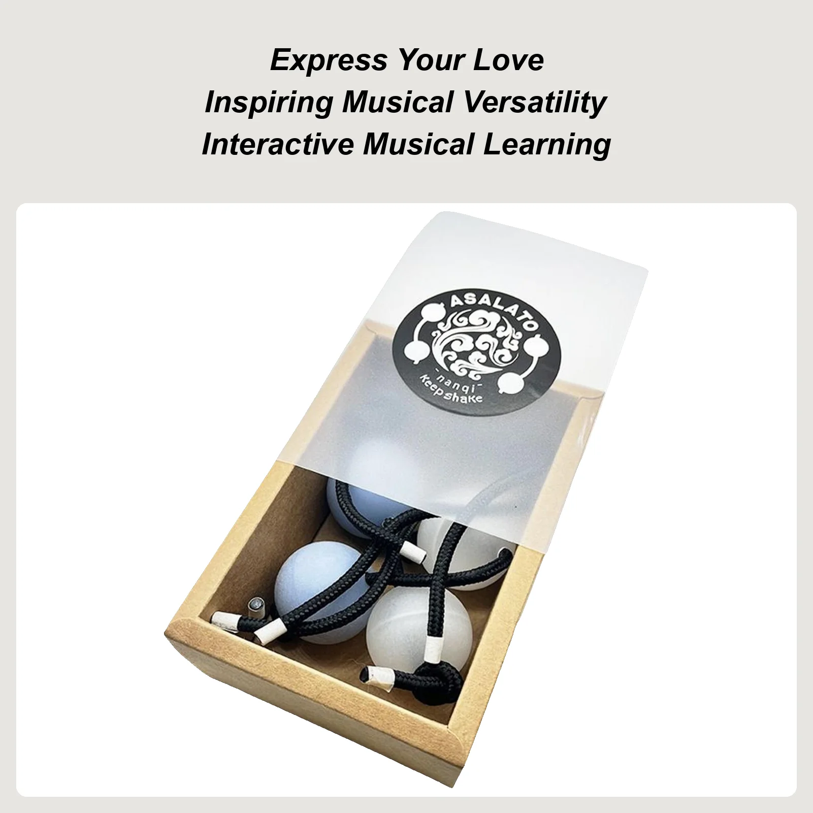 

Asalato Instrument 1 Pair Rhythmic Traditional Musical Accessories Hand Percussion Shakers For Adults Family Friends Home