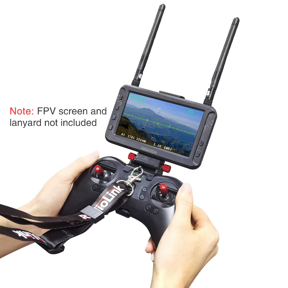 Radiolink RC FPV Monitor ผู้ถือจอแสดงผลยึดพลาสติกน้ําหนักเบาสําหรับ Radiolink T8S Transmitter Controller