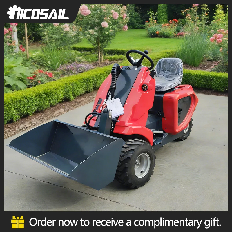 

Premium 3 Wheel Skid Steer Loader CE Certified Euro 5 Reliable Small Loader For Farm And Garden