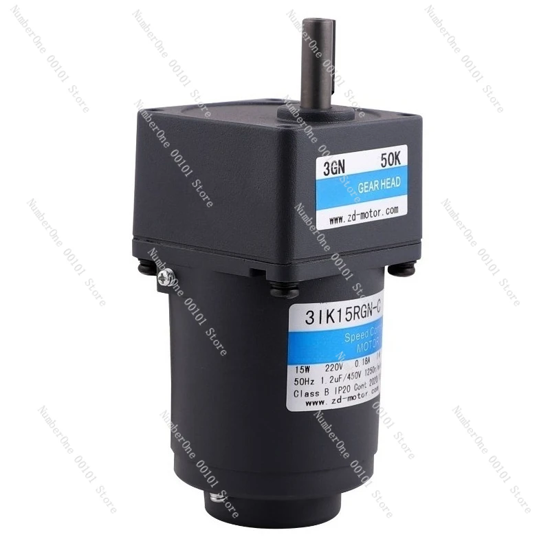 Micro ac gear motor, variable speed single-phase 220v 15w geared motor