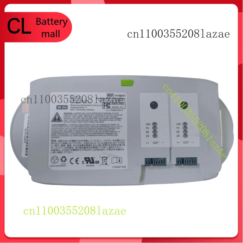 Genuine 1116817 1080642   for SimplyGo Mini Oxygen 14.4V  Battery  93.6Wh x 2