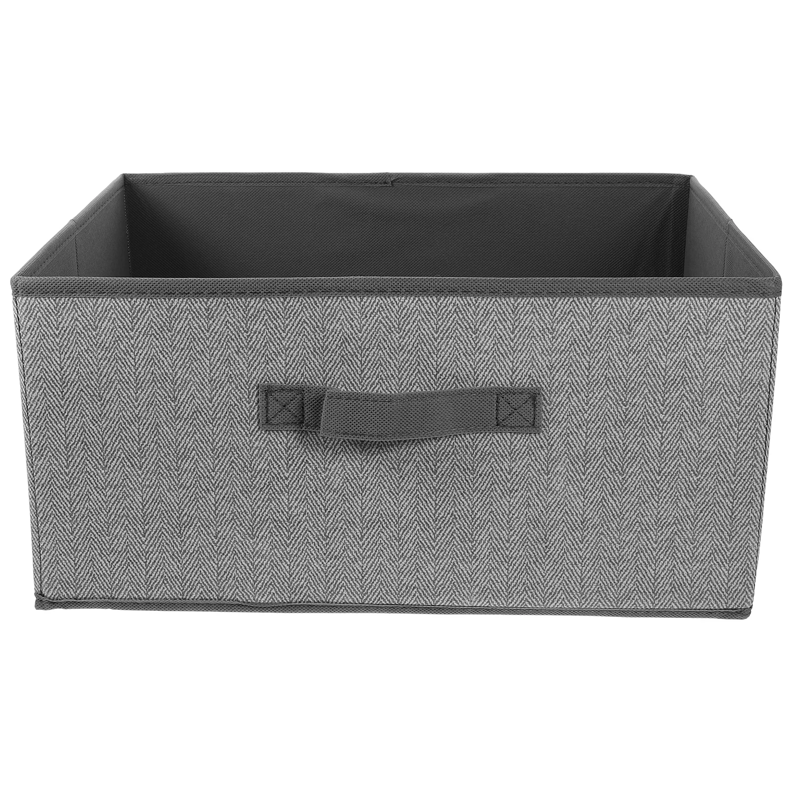 

Non-woven Fabric Storage Bins 16L Grey Wardrobe Clothes Containers Household Sundries Case Large Drawer Organiser