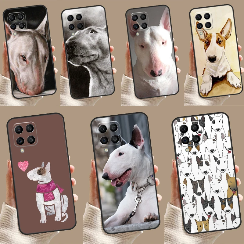 Bullterrier Bull Terrier Dog For Samsung Galaxy M52 M32 M12 M55 M15 M13 M23 M33 M53 M34 M54 M31s M30s M20 M21 M51 Case