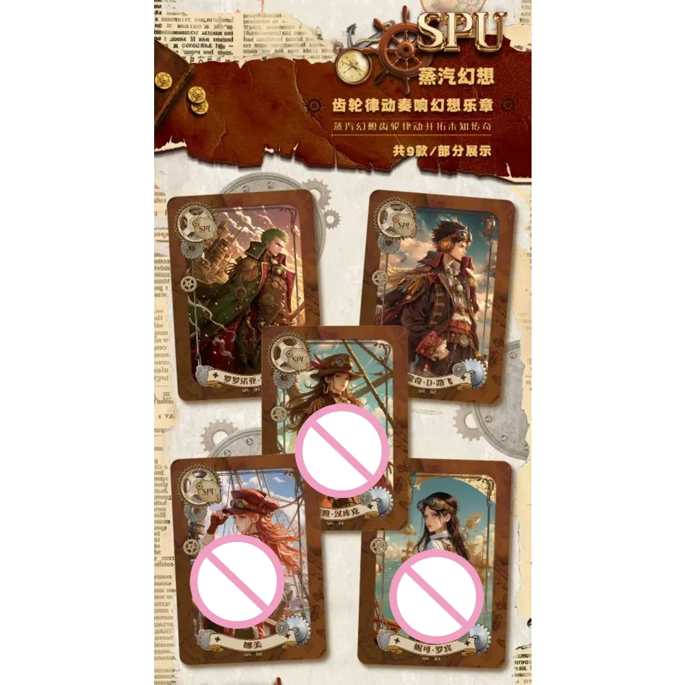 One Piece Collection Cards Boa·Hancock Nico Robin Adventure Anime Girls Dreamy Elegant Charm Character Portrait Cards Xmas Gifts