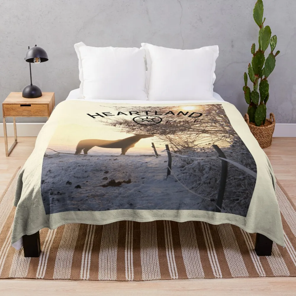 

Heartland Ranch , Heartland Horse Throw Blanket Blankets For Bed Decorative Throw Luxury Designer Decoratives Blankets