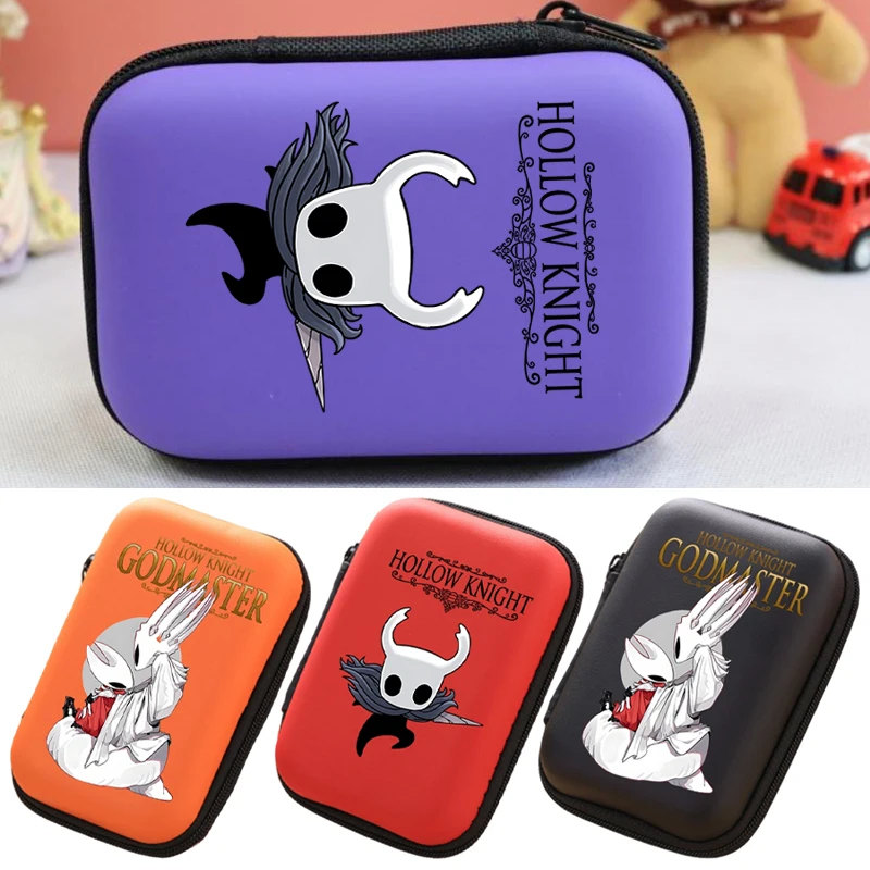 جوفاء فارس سماعة حقيبة التخزين أنيمي كابل بيانات شاحن U القرص حالة المنظم المحمولة السفر أشتات هارد شل محفظة نسائية للعملات المعدنية