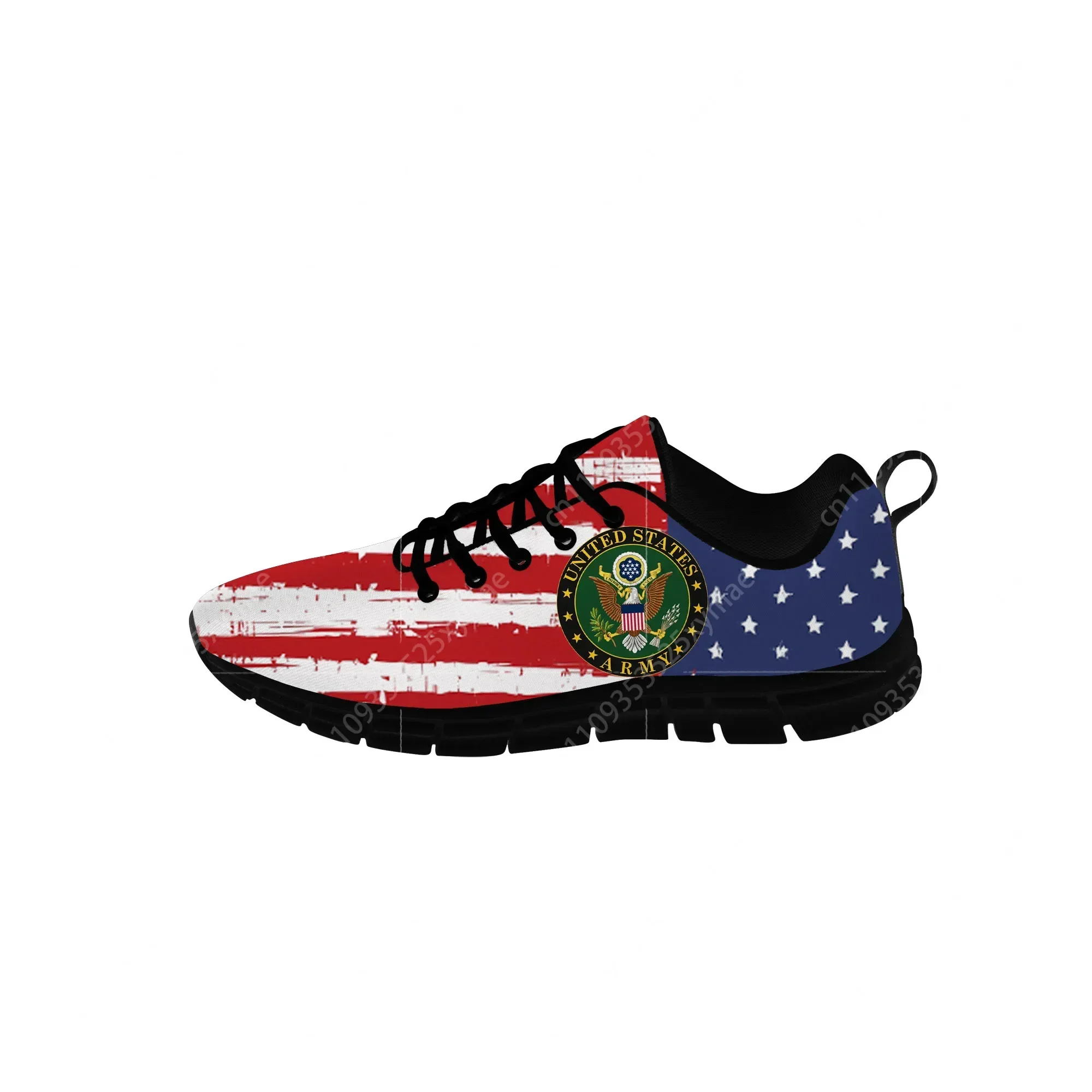 

United States Army Sneakers Mens Womens Teenager Casual Cloth Shoes Canvas Running Shoes 3D Print Breathable Lightweight shoe