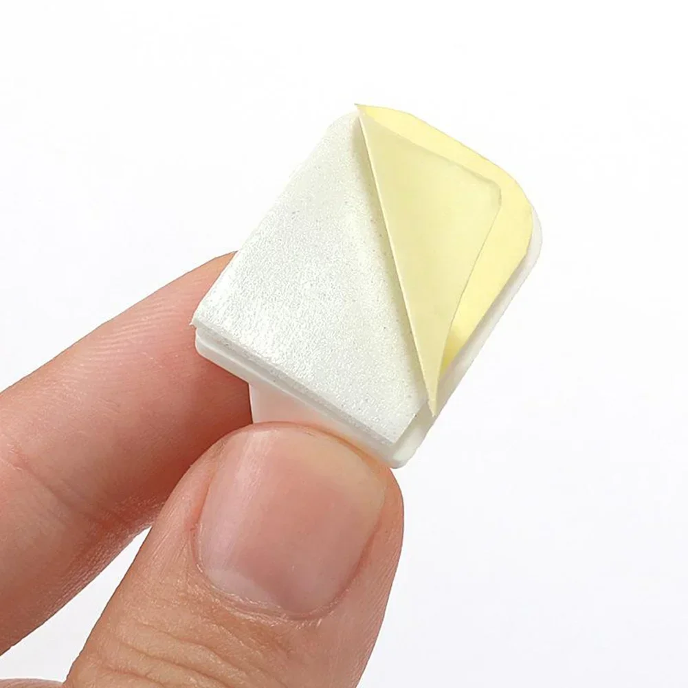 4/8/12Pcs Curtain Rod Holder Hooks Self Adhesive Curtain Rod Fixed Bracket Rod Bracket Holders Hanging Rack Hook