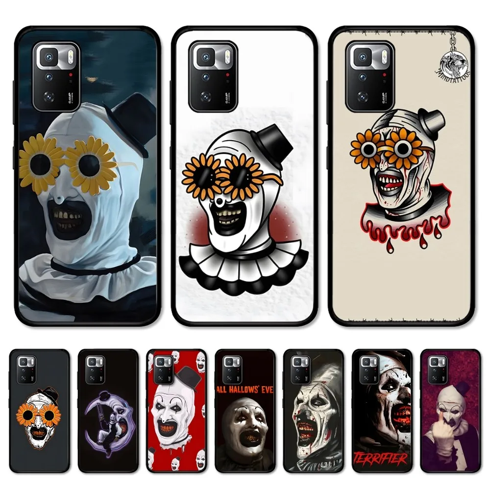 Horror Movie Terrifier Phone Case For Redmi Note 4 X 5 A 6 7 8 T 9 9S 10 11 11S 11Epro Poco M3 Pro