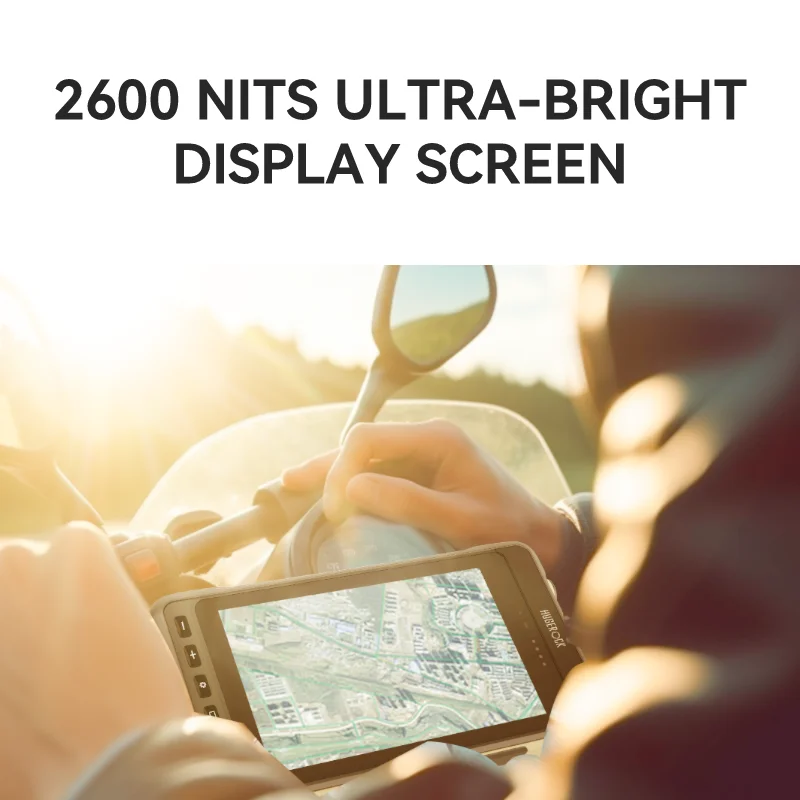Tablet Android Robusto OEM/ODM X70 com 10000 mAh, à Prova d'Água, Legível sob Luz Solar, 2600nit Ultra Brilhante, para Esportes ao Ar Livre, Octa Core Touch