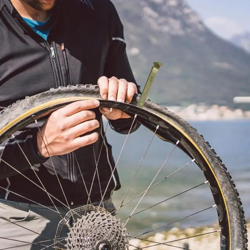 Herramienta de extracción de neumáticos de bicicleta, accesorios y herramientas para bicicletas, accesorios y herramientas portátiles de fácil agarre, reparación de tubos de bicicleta para carretera