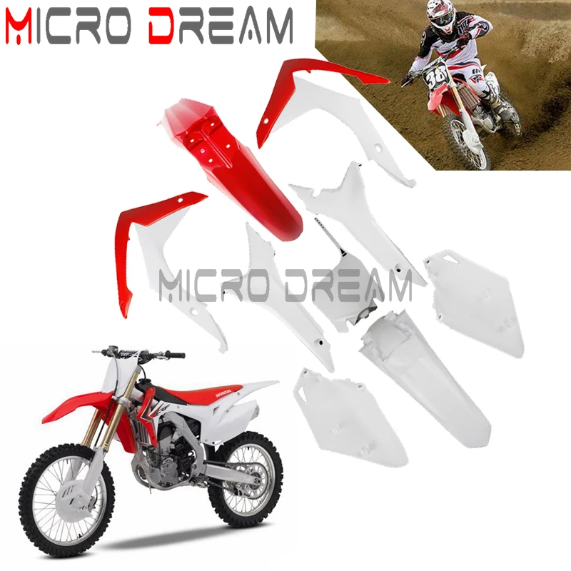 Motocross Front Fenders Mudguard Wheel Splash Shield Guard For Honda CRF250R CRF450R CRF 250/450 R 2013 2014 2015 2016 2017