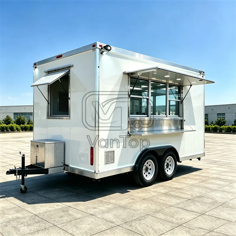 Commercial Food Trailer Mobile Vending Truck Catering Trailer Street Food Service Equipment for Sale